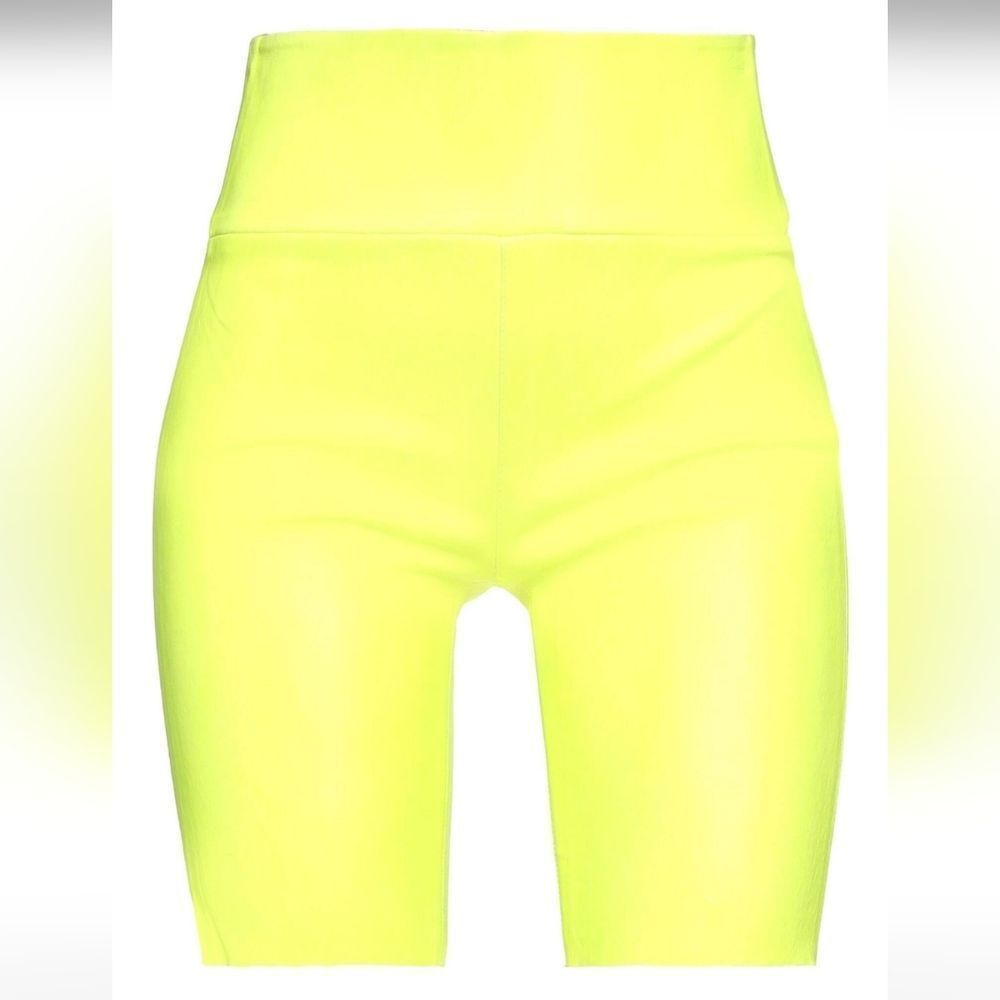 SPRWMN neon Leather biker shorts S - Picture 3 of 13
